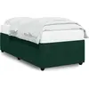 Image de vidaXL Cadre de lit sans matelas vert foncé 80x200 cm velours