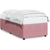 Image de vidaXL Sommier rose 80x200 cm velours