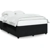 Image de vidaXL Cadre de lit sans matelas noir 160x200 cm velours