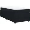 Image de vidaXL Lit boxspring avec matelas noir 80x200 cm velours