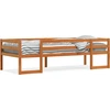 Image de vidaXL Lit d'enfant brun ciré 80x200 cm pin massif