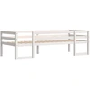 Image de vidaXL Lit d'enfant blanc 90x200 cm pin massif