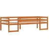 Image de vidaXL Lit d'enfant brun cireux 90x190 cm pin massif