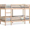 Image de vidaXL Lit superposé sans matelas 90x200 cm pin massif