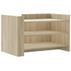 Image de vidaXL Table basse chêne Sonoma 80x50x50 cm bois composite