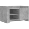 Image de vidaXL Table basse gris béton 80x50x50 cm Bois composite