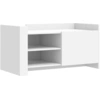 Image de vidaXL Table basse blanche 100x50x50 cm bois composite
