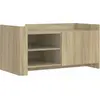 Image de vidaXL Table basse en chêne Sonoma 100x50x50 cm Bois composite
