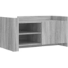 Image de vidaXL Table basse Gris Sonoma 100x50x50 cm Bois composite