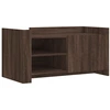 Image de vidaXL Table basse marron imitation chêne 100x50x50 cm Bois composite