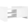 Image de vidaXL Armoire TV Blanc 80x35x40 cm Bois composite