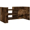 Image de vidaXL Armoire TV chêne fumé 80x35x40 cm Bois composite