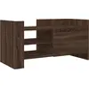 Image de vidaXL Armoire TV marron aspect chêne 80x35x40 cm Bois composite