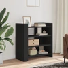 Image de vidaXL Sideboard Noir 73,5x35x75 cm Bois composite