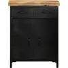 Image de vidaXL Buffet 55x30x71 cm bois massif mangue