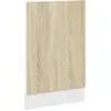 Image de vidaXL Cache de lave-vaisselle Lyon Chêne Sonoma 45x3x67 cm Bois composite