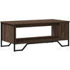 Image de vidaXL Table basse marron imitation chêne 100x51x40 cm Bois composite