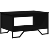 Image de vidaXL Table basse noire 75x51x40 cm Bois composite