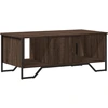 Image de vidaXL Table basse marron imitation chêne 100x51x40 cm Bois composite