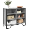 Image de vidaXL Sideboard Gris Sonoma 91x35,5x74,5 cm Bois composite