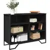 Image de vidaXL Sideboard noir 101x35,5x74,5 cm Bois composite