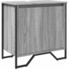 Image de vidaXL Armoire sous lavabo Gris Sonoma 60x35x60 cm Bois composite