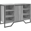 Image de vidaXL Armoire sous lavabo Gris Sonoma 91x35x60 cm Bois composite