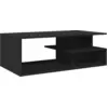 Image de vidaXL Table basse noire 102x55x35 cm Bois composite