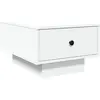 Image de vidaXL Table basse blanche 60x45x31 cm Bois composite