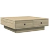 Image de vidaXL Table basse en chêne Sonoma 90x90x28 cm Bois composite