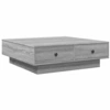 Image de vidaXL Table basse Gris Sonoma 90x90x28 cm Bois composite