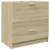 Image de vidaXL Armoire sous lavabo chêne Sonoma 59x37x59 cm Bois composite