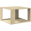 Image de vidaXL Table basse en chêne Sonoma 51,5x51,5x30 cm Matériau dérivé du bois