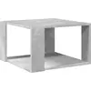 Image de vidaXL Table basse gris béton 51,5x51,5x30 cm Bois composite