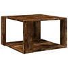 Image de vidaXL Table basse chêne fumé 51,5x51,5x30 cm Bois composite