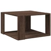 Image de vidaXL Table basse marron imitation chêne 51,5x51,5x30 cm Matériau dérivé du bois