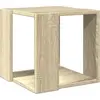 Image de vidaXL Table basse en chêne Sonoma 32x32x30 cm Matériau dérivé du bois