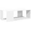 Image de vidaXL Table basse blanche 89,5x48x30 cm Bois composite