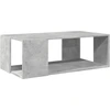 Image de vidaXL Table basse gris béton 89,5x48x30 cm Bois composite