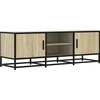 Image de vidaXL Armoire TV Chêne Sonoma 120x35x41 cm Bois composite et métal