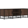 Image de vidaXL Armoire TV aspect chêne 120x35x41 cm Bois composite et métal