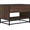 Image de vidaXL Armoire TV marron imitation chêne 61x40x46 cm Matériau bois métal