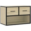 Image de vidaXL Armoire TV Chêne Sonoma 60x31x39,5 cm Bois composite et métal