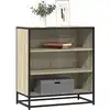 Image de vidaXL Sideboard chêne Sonoma 68x35x76 cm bois composite et métal