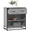 Image de vidaXL Sideboard Gris Sonoma 68x35x76 cm Bois composite