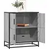 Image de vidaXL Sideboard Gris Sonoma 68x35x76 cm Bois composite