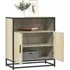 Image de vidaXL Sideboard chêne Sonoma 68x35x76 cm bois composite