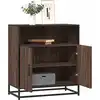 Image de vidaXL Sideboard brun imitation chêne 68x35x76 cm Bois composite