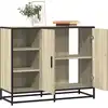 Image de vidaXL Sideboard chêne Sonoma 92x35x76 cm bois composite