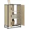 Image de vidaXL Highboard chêne Sonoma 68x35x106,5 cm Bois composite métal